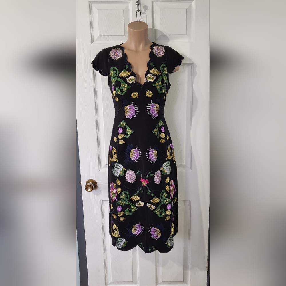 Foxiedox Embroidered Dress